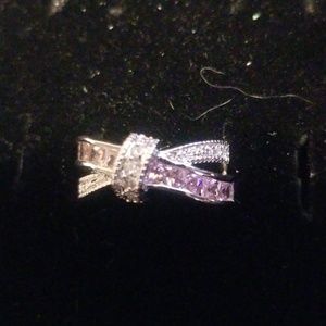Pink sapphire ring